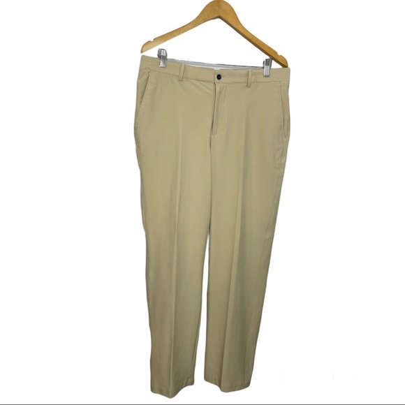 Dunning Everbest Tan Golf Pants Stretch - Picture 1 of 7